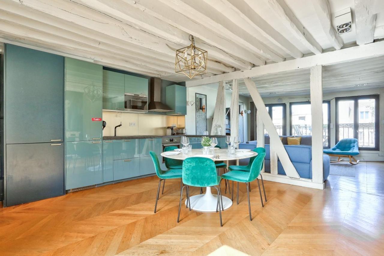 Le Marais Superb Apartment Terrace Paris Free Netflix Εξωτερικό φωτογραφία