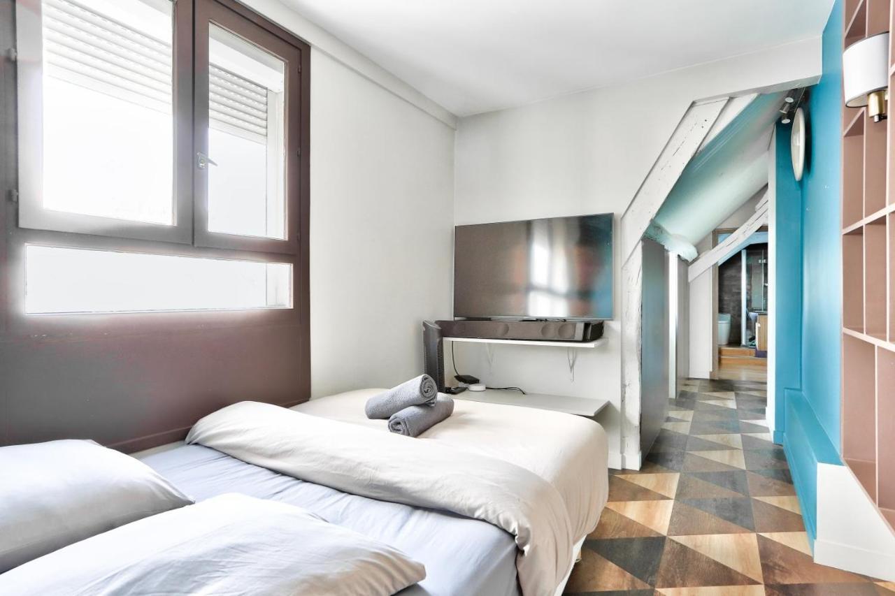Le Marais Superb Apartment Terrace Paris Free Netflix Εξωτερικό φωτογραφία