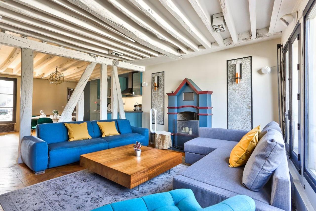 Le Marais Superb Apartment Terrace Paris Free Netflix Εξωτερικό φωτογραφία